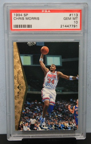 1994 SP Basketball Chris Morris #113 PSA 10