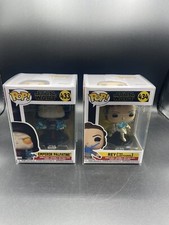 Funko Pop! Star Wars Emperor Palpatine #433 & Rey #434 w/ Pop Protectors