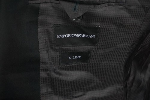 Emporio Armani G Line S130 Red Plaid Black Tuxedo Dinner Jacket 38 BRAND NEW - Picture 5 of 8