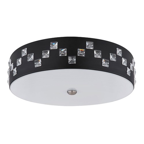 Plafoniera da Soggiorno Lampadario Camera Letto LED Telecomando Cristallo Cct - Foto 2 di 12