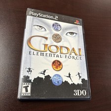 GoDai Elemental Force Sony PlayStation 2 PS2 Complete CIB