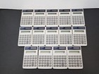 Lot of 14 Casio Hs-4 Solar Power Calculator - Classroom Teacher - Tested