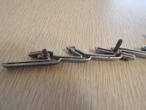 Fender Emblem 1962 Ford Galaxie 500 Quarter Panel Badge 62 Trim Part Ornament A - Foto 13 di 15