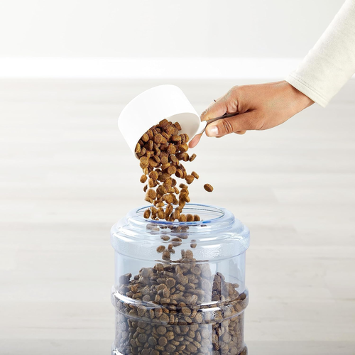 Amazon Basics Gravity Pet Food Feeder for Dogs and Cats, Small, 6-Pound Capacity - Picture 5 of 11