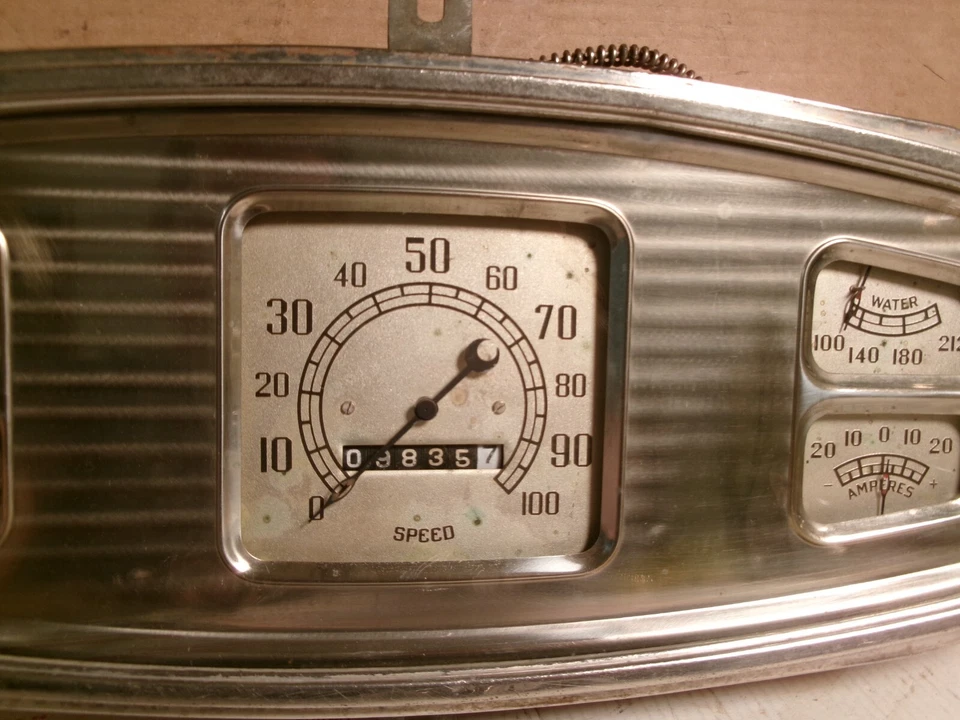 Dodge 1933 1934 camioneta pickup panel tablero calibre clúster velocímetro original Foto 3 de 4