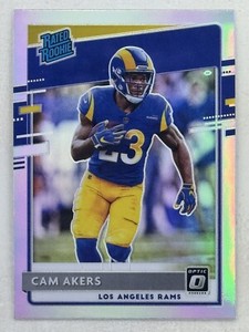 Cam Akers 2020 Panini Donruss Optic Rated Rookie Holo Prizm RC #175 NFL Rams