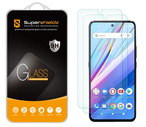 [2-Pack] Supershieldz Tempered Glass Screen Protector for BLU G91 Pro - Picture 1 of 5