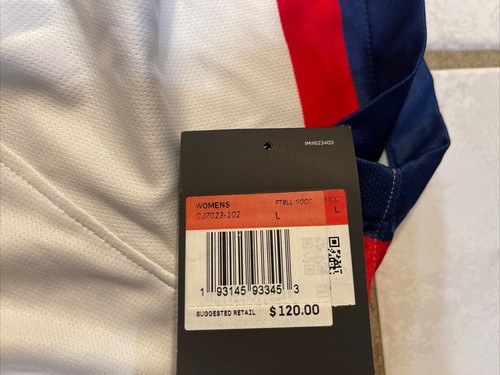 NWT NIKE USA National Team USWNT Mallory Pugh 2019 HOME Jersey Women’s Large - Picture 6 of 14