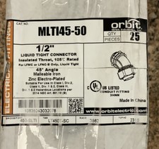 Orbit Mlt145-50 1/2” Malleable Iron 45 Degree Box 25