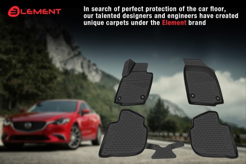 Custom Tailored 3D Floor mats designed for PEUGEOT 3008 II 2016-2022 4 pcs. - Foto 8 di 12