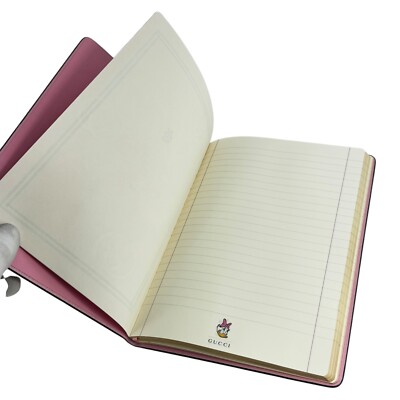 GUCCI X Disney Daisy Duck Note Memo Pad Notebook Beige/Pink