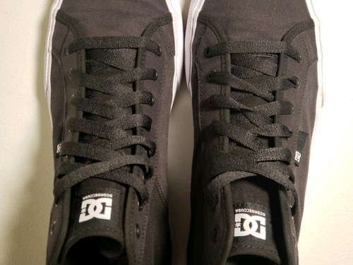 DC Manual HI TX Se ADYS300644 Herren Größe 13 Skateschuh schwarz weiße Sohle - Bild 11 von 19