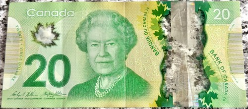 Five Of A Kind Banknote Canada $20 Dollar Quad Fancy FVR8888289 Five Of A Kind - Picture 2 of 2