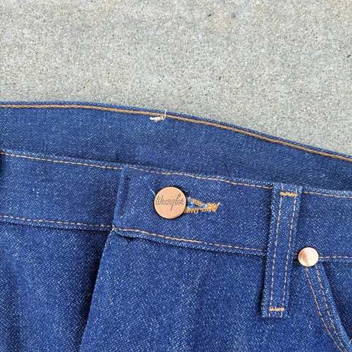 Vintage Wrangler Pro Rodeo Cowboy Cut Men's Blue Jeans 35/30 13MWZ Made In Usa - Picture 5 of 6