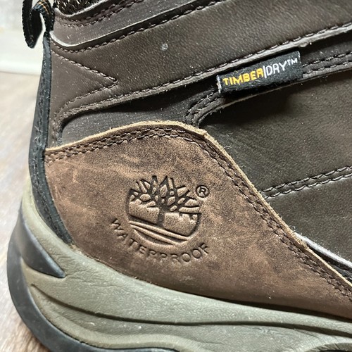 Timberland Botas 13 Marrón Mt. Cuero impermeable para senderismo Maddsen Mid - Imagen 2 de 14