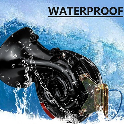 12V 110DB Loud Train Horn Waterproof for Motorcycles Car Truck SUV Boat Red - Picture 2 of 12