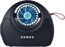 QFX R-40 Black Multi-Functional Solar Powered Bluetooth Speaker (Open Box)