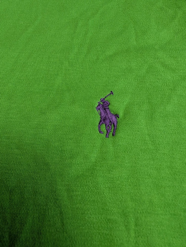 Polo Ralph Lauren Para Hombre Calce Clásico Algodón Suave Piqué Polo L Verde Motor - Imagen 8 de 17