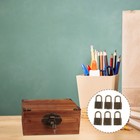  Set of 2 Kofferverschluss Tragbares Schloss Kleine Schlösser Kleines