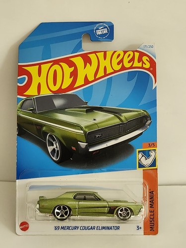 HOT WHEELS HTD98 69 MERCURY COUGAR ELIMINATOR 1/64 HOT WHEELS