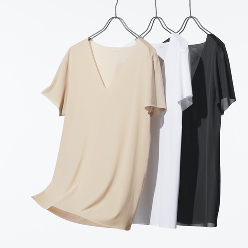 UNIQLO AIRISM Desodorante Malla Cuello en V T Nylon XS-4XL 3Colores Hombres Nuevo Japón - Imagen 1 de 8