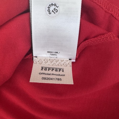 *Neu mit Etikett* Scuderia Ferrari F1 Team 2023 T-Shirt Puma Herren rot Größe Large L - Bild 10 von 10