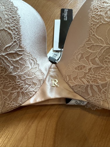 Ritratti Women's Bra Scarlett Luxury Silk Padded New NWT 38C Light Pink $292 - Picture 2 of 11
