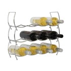 3 Tier Wine Bottle Metal Stand Free Standing Stackable Storage Rack 12 Bottles