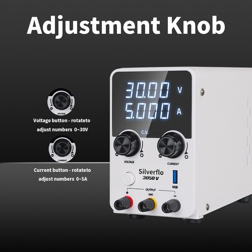 0-30V 0-5A Regelbares DC Labornetzgerät Präzision Labornetzteil 220V Tisch - Bild 3 von 11