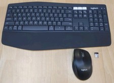 Logitech Wireless Keyboard  Mouse Set K850 Keyboard  M705 Mouse  USB Dongle G