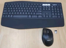 Logitech Wireless Keyboard & Mouse Set K850 Keyboard + M705 Mouse + USB Dongle G