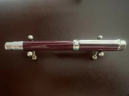 Laban Fountain Pen Britannia Bordeaux Lacquer New NOS - Picture 3 of 13