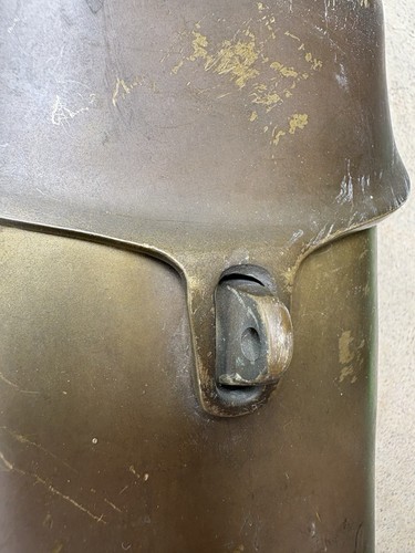 Vintage Solid Brass Standard Mailbox W/Letter Slot Peep Hole Lockable Lid - Picture 5 of 7