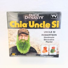 A&E Duck Dynasty Uncle Si Robertson Decorative Planter Chia Pet