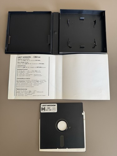 Jeu Last Mission Commodore CBM 64 C64 128 C128 Disk Data East / U.S Gold - Photo 2/7