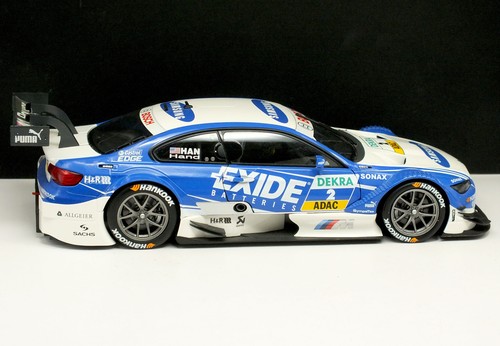 1:18 Minichamps "E92 BMW M3 DTM 2012" Team RMG 'EXIDE' J.Hand #2 RARE 100122202 - Picture 6 of 7