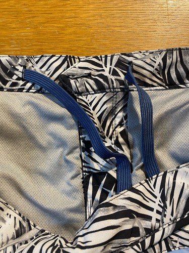 Fair Harbor Swim Trunks Mens 34 Floral Palm Tree Board Shorts Performance Lined - Imagen 6 de 10