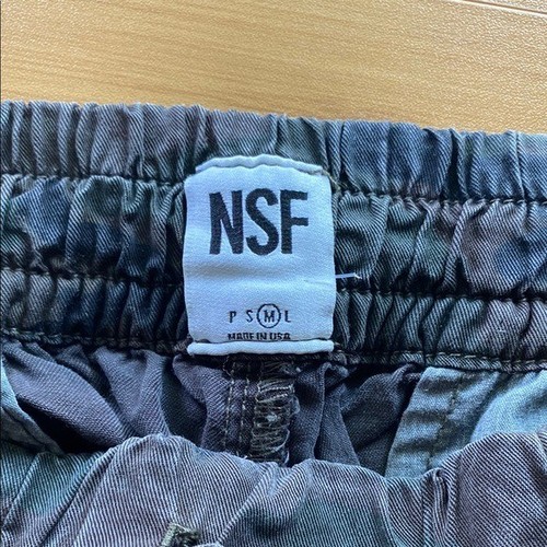 NSF Nemo Camo Jogginghose hoher Bund Utility Kordelzug Freizeit Größe Medium grün - Bild 6 von 6
