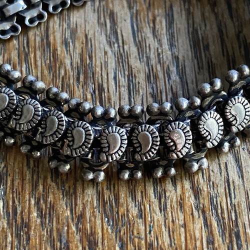 Vintage Sterlingsilber Fußkettchen Füße Kette Armband 8" Ethno Boho Indianer - Bild 3 von 7