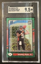 2024 Donruss Optic Michael Penix Jr Green Velocity Rookie RC SGC 9.5 #279