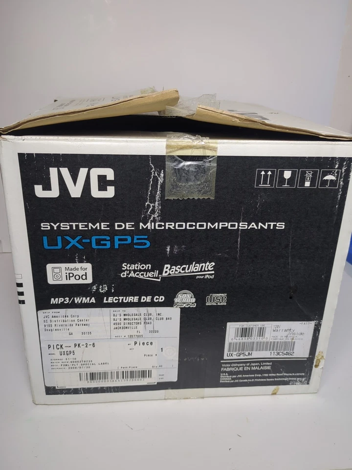 JVC Speakers Micro Component System UX-GP5 Complete In The Box - Image 2 of 4