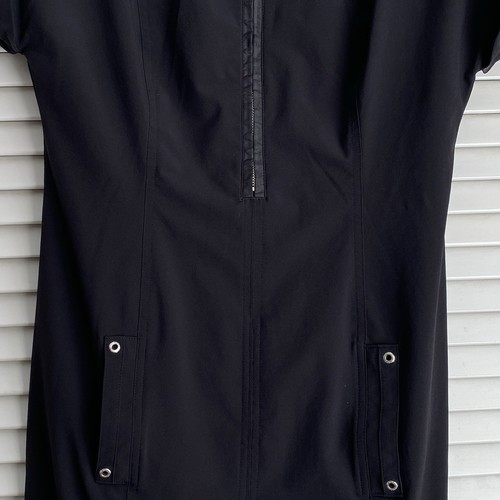 Robe pull noir à capuche Chicos Zenergy taille 0 1/2 zip femme T 4 - Photo 10/19