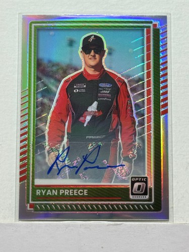 2025 Donruss Racing Base Optic Signatures Auto Ryan Preece