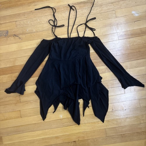 Dolls Kill Current mood Dress Womens Medium Black F Is For Fairies Goth - Picture 3 of 10