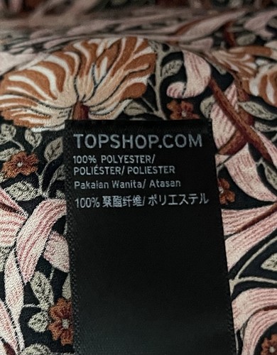 TopShop Women’s Pink Floral Print Sleeveless Kimono - UK Size 6 BNWOT - Picture 15 of 15