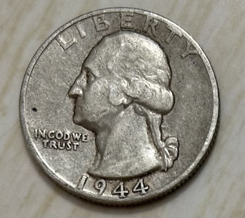 1944 D Washington Quarter - Denver Mint * GREAT DETAIL 90% Silver Coin