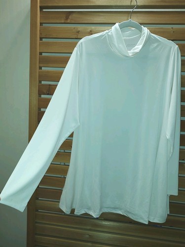 Susan Graver flüssiger Strick Rollkragen Schlag Taschen Schönheit Damen 2X Bluse QVC - Bild 4 von 5