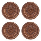  4 Pcs Tassenuntersetzer Runde Tischsets Matten Platzieren Moderne