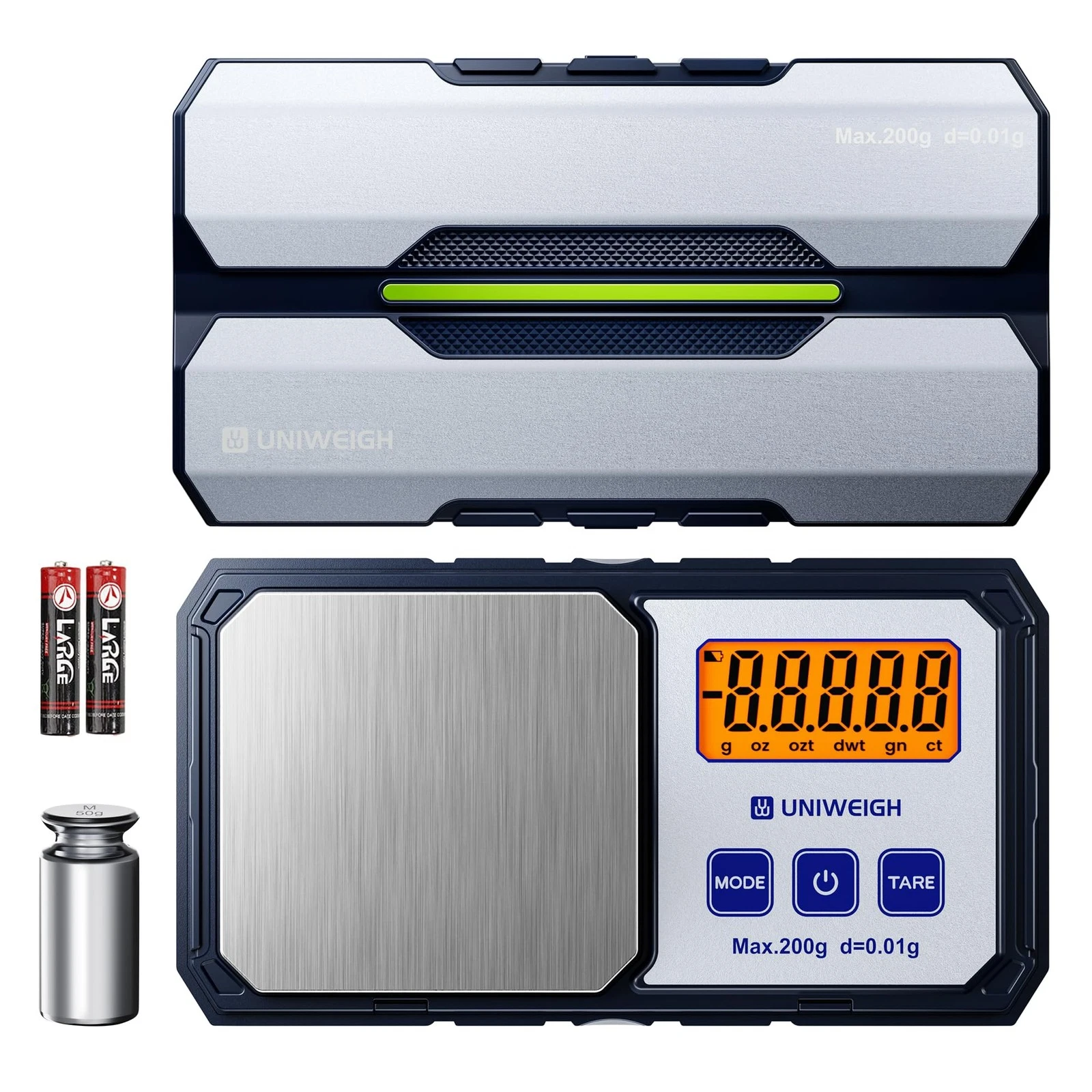 Digital Pocket Gram Scale 200g/0.01g Accuracy, Small Scales Grams Ounces with...
