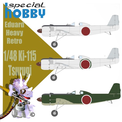 EDUARD 11192 1/48 Ki-115 TSURUGI KAMAKAZI PLANE PRECISION MODEL KIT - Picture 3 of 6
